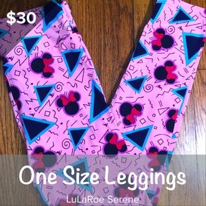 LuLaRoe Adult DISNEY OS Leggings - sizes 2-12